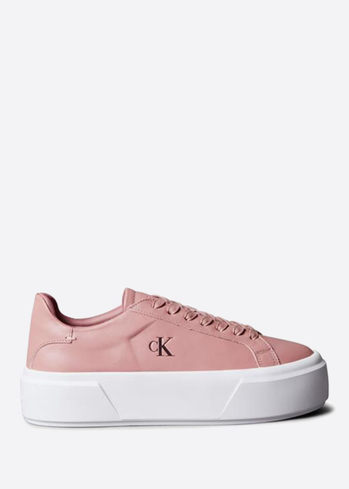 Calvin Klein tennised Flatform Lace Up Lth Mg