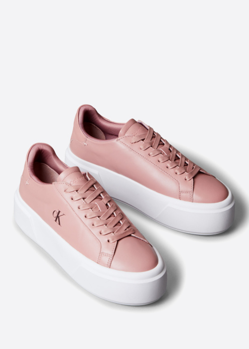 Calvin Klein tennised Flatform Lace Up Lth Mg