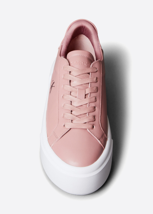 Calvin Klein tennised Flatform Lace Up Lth Mg