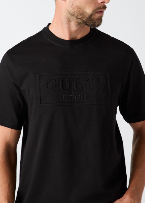 Guess T-särk Box Logo Embossed