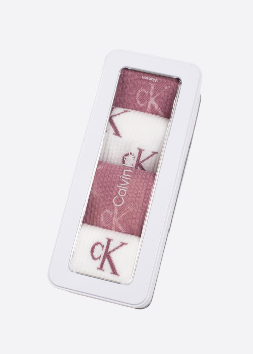 Calvin Klein kinkekarbis sokid Lurex Aop 4 paari