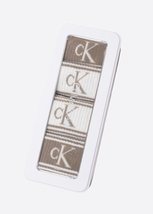 Calvin Klein kinkekarbis sokid Sport Logo 4 paari