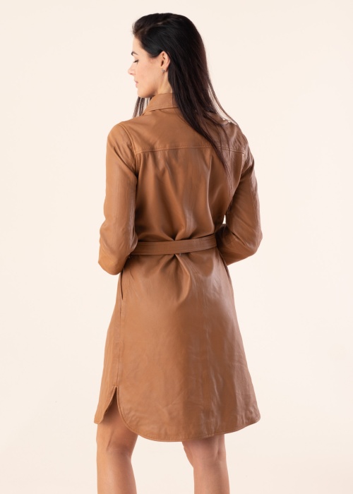 b.young  кожаное платье Dara 