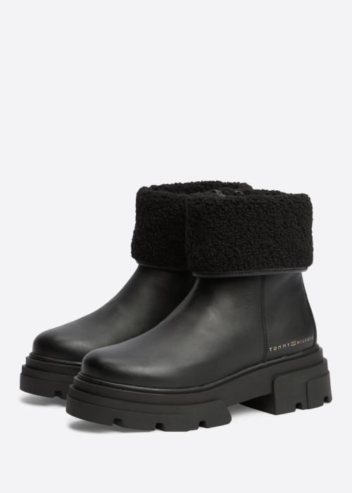 Полусапоги Shearling Fold Chunky Ankle Tommy Hilfiger