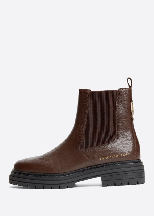 Tommy Hilfiger kevad-sügis poolsaapad Emboss Grain Chelsea