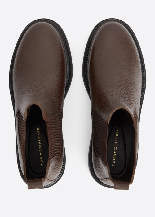 Tommy Hilfiger kevad-sügis poolsaapad Emboss Grain Chelsea