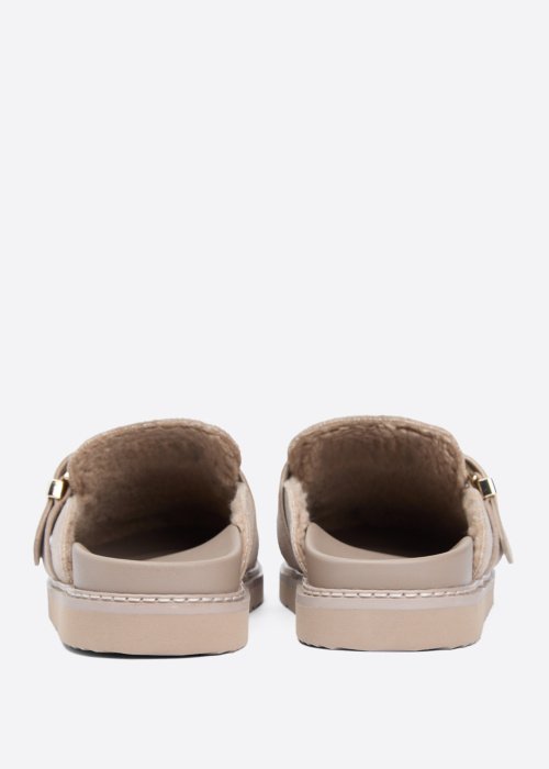 Tommy Hilfiger sandaalid Buckle Fur Suede Mule