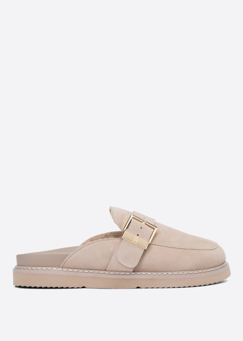 Tommy Hilfiger sandaalid Buckle Fur Suede Mule