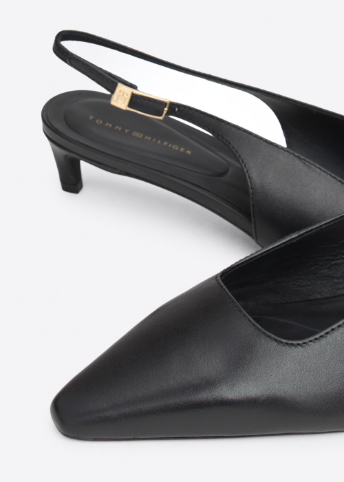 Туфли Buckle Slingback Low насос Tommy Hilfiger