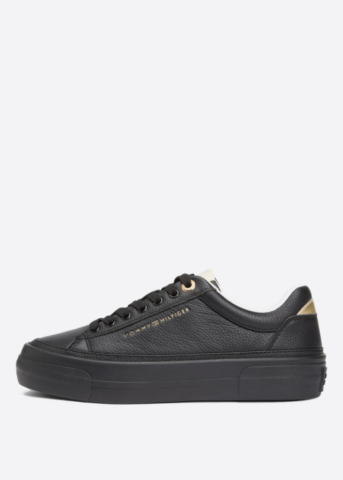 Тенниски Platform Sneaker Tumbled Ltr Tommy Hilfiger