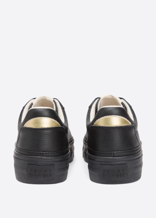 Тенниски Platform Sneaker Tumbled Ltr Tommy Hilfiger