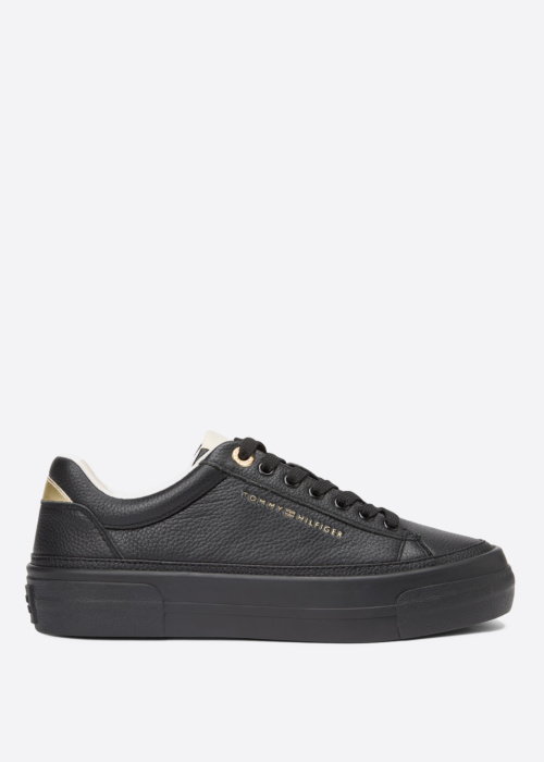 Тенниски Platform Sneaker Tumbled Ltr Tommy Hilfiger