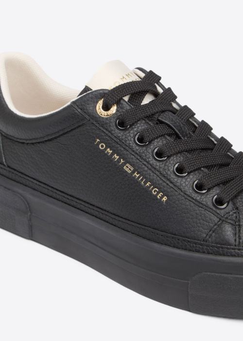 Тенниски Platform Sneaker Tumbled Ltr Tommy Hilfiger