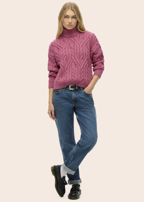 SuperDry kampsun Twist Cable