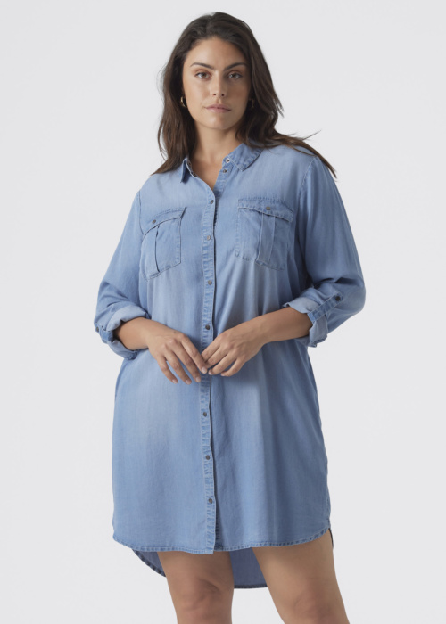 Джинсовое платье Sigga Vero Moda Curve