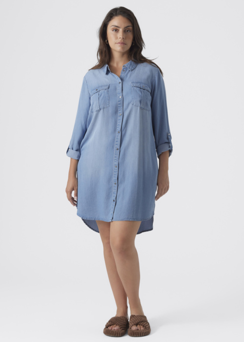 Джинсовое платье Sigga Vero Moda Curve