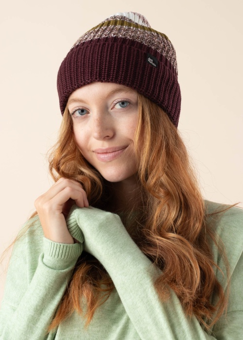 Jack Wolfskin talvemüts Stripy Woods WEEKEND