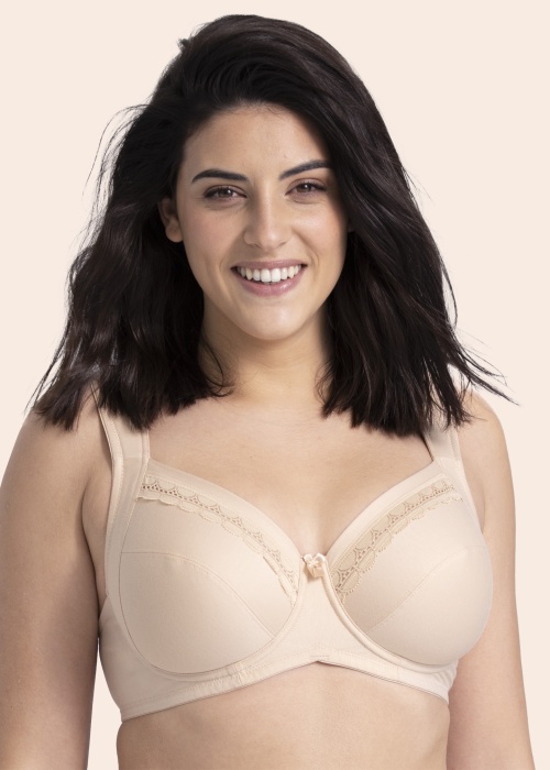 Sujetador Reductor Con Aros Miss Mary Always Reggiseno Con Ferretto E Coppe Con Cucitura Piatta 90b Dark Blue