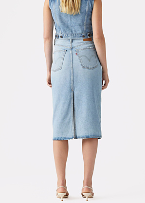 Levi's teksaseelik Hr Back Slit Skirt
