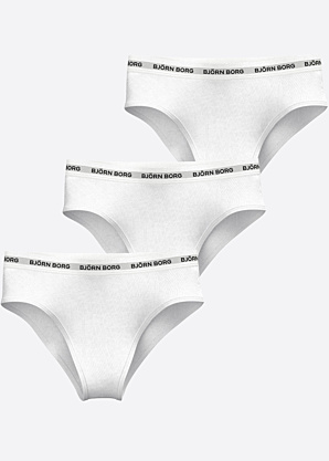 Трусики логотип highwaist brief 3p Björn Borg
