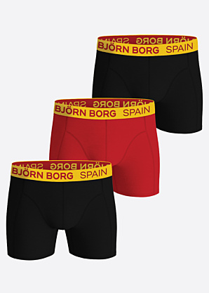 Björn Borg bokserid cotton stretch Spain 3 pack