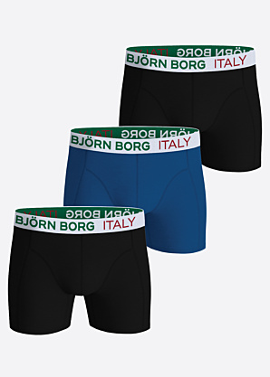 Björn Borg bokserid cotton stretch Italy 3 pack