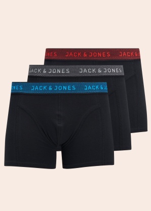 Jack & Jones bokserid 3 paari Waistband karbis