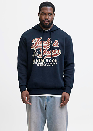 Кофта логотип Jack & Jones Plus