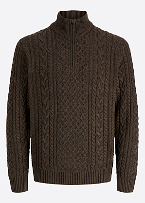 Кофта Callum Cable Half Zip Jack & Jones