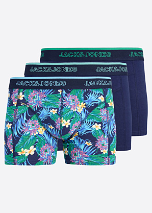 Jack & Jones bokserid Aaron Flower 3 Pack