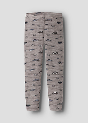 Термоштаны из шерсти мериноса Брюки Wang Wool Rib L Name It Mini