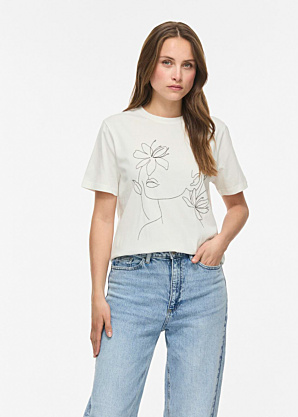 Vila T-särk Sybil O-Neck Artistic
