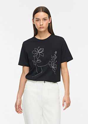 Vila T-särk Sybil O-Neck Artistic