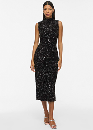 Праздничное платье Faith High Neck Midi Vila