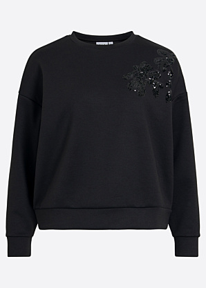 Vila pusa Siffa Sequin O-Neck