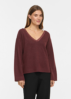 Кофта Liga V-Neck Rev Lace Vila