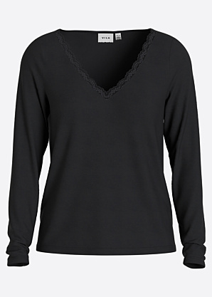 Блуза Modala Lace V-Neck Vila