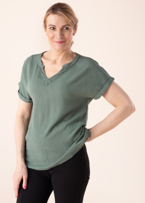 Vero Moda lühikeste varrukatega pluus Agathe