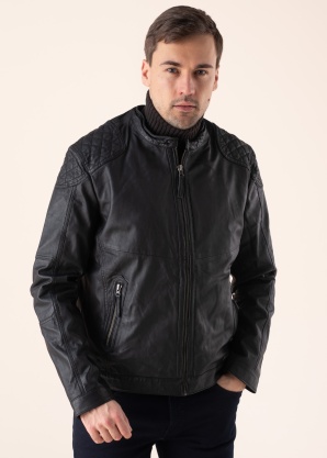 Кожаная куртка Mustang