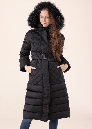 Пуховое пальто Marlene Guess, Чёрный WEEKEND