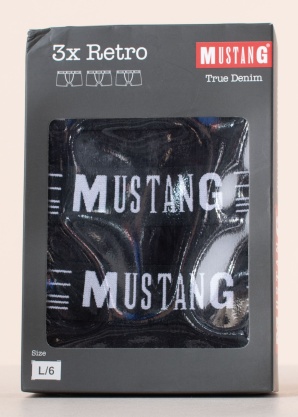 Боксеры 3 пары Tyler Sport в коробке Mustang