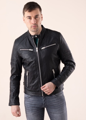 Кожаная куртка Mission Rockandblue