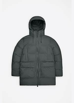 Rains tepitud talvejope Alta Long Puffer Cargo W3T4