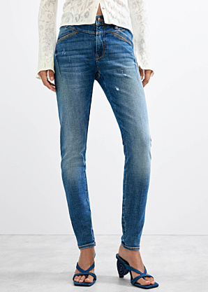 Desigual teksapüksid Skinny