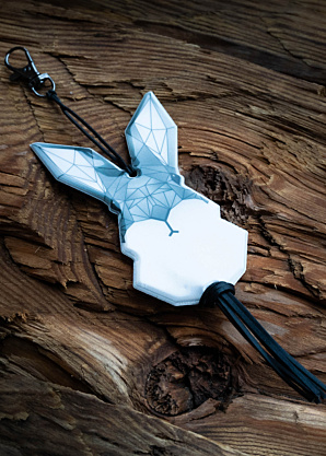 Softreflector helkur Origami Hare