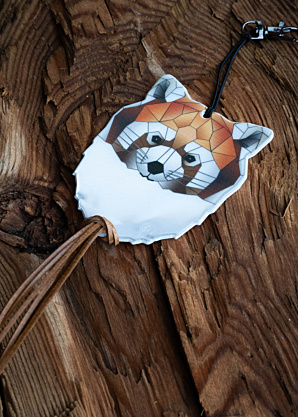 Softreflector helkur Origami Red Panda