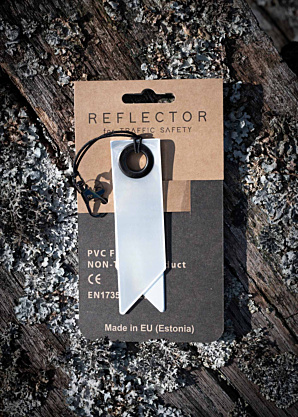 Softreflector helkur Hanger Flapp White