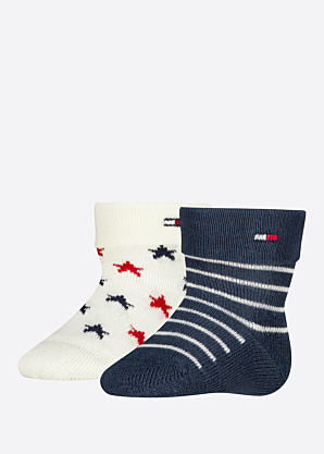 Tommy Hilfiger sokid Fold Over Abs 2 Pack