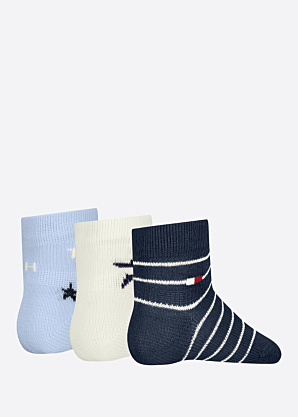 Носки Stars & Stripe 3 Pack в подарочной коробке Tommy Hilfiger