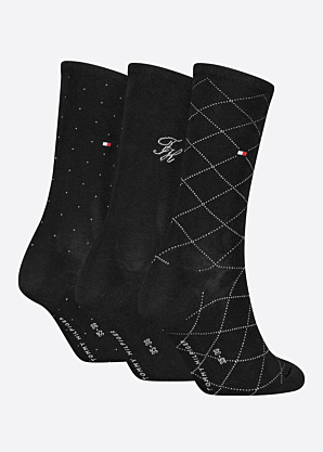 Носки Monogram 3 Pack в подарочной коробке Tommy Hilfiger